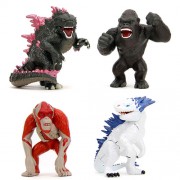 Metalfigs Figures - Godzilla Vs Kong (2021 Movie) - 2.5" Figure 4-Pack