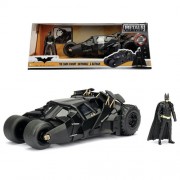 1:24 Scale Diecast - Hollywood Rides - DC - The Dark Knight (2008) Batmobile w/ Batman Figure