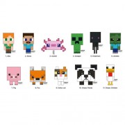 3D Plush Collectible Bag Clips - Minecraft Classic - 24pc Blind Bag Display