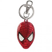 Keychains - Marvel - Pewter Spider-Man Head - Colored