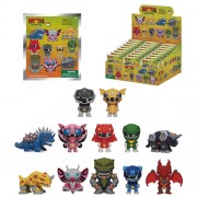3D Foam Collectible Bag Clips - Godzilla Vs Power Rangers - S01 - 24pc Blind Bag Display