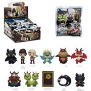 3D Foam Collectible Bag Clips - How To Train Your Dragon (2025 Movie) - 24pc Blind Bag Display