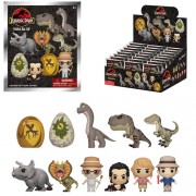 3D Foam Collectible Bag Clips - Jurassic Park - 24pc Blind Bag Display