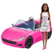 Barbie Dolls - Barbie w/ Convertible Vehicle (Black)