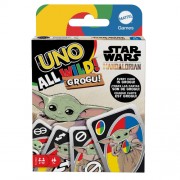 Card Games - UNO All Wild - Star Wars - The Mandalorian - Grogu