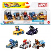 1:64 Scale Diecast - Hot Wheels - Racerverse - Marvel - Racers 5-Pack