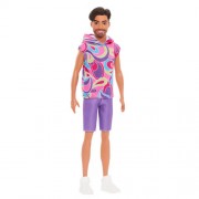 Barbie Fashionistas Dolls - #227 Ken (Brunette / Totally Hair-Inspired Look) (65th Anniversary)