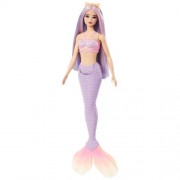 Barbie Dolls - Mermaid (Lilac Hair / Purple Tail And Headband Accessory)