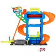 1:64 Scale Diecast - Hot Wheels City - Tunnel Twist Car Wash