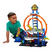1:64 Scale Diecast - Hot Wheels City - Mega Loop Garage