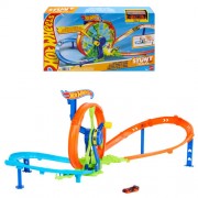 1:64 Scale Diecast - Hot Wheels Stunt Tracks - Rapid Launch & Loop