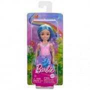 Barbie Dolls - Royal Chelsea (Blue Hair / White Headband / Removable Skirt And Shoes)