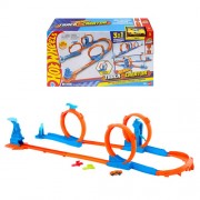 1:64 Scale Diecast - Hot Wheels Track Creator - Triple Loop Speed Kit