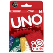 Card Games - UNO Mattel 80th Anniversary Ruby Red
