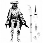 TMNT 7" Scale Figures - Mirage Comics - Elite Guard (Black & White)