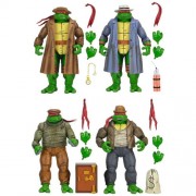 TMNT 7" Scale Figures - Mirage Comics - Gangster Turtles 4-Pack