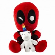 HugMe Plush - Marvel - 16" Deadpool w/ Unicorn (Shake Action)