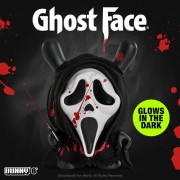 Dunny Vinyl Art Figures - 8" Ghost Face Glow-In-The-Dark (Bloody Edition)