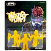 Keshi Surprise Figures - The Worst - Pack B - (Shedusa, Werewolf Biker, Cortex Commander) (Yellow)