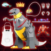 S7 ULTIMATES! Figures - Transformers - W02 - Grimlock (Dino Mode)