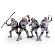 BST AXN Best Action Figures - TMNT - 5" Turtles Battle Damage 4-Pack