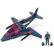 M.A.S.K. Vehicles & Figures - High Tech Helicopter With Miles “Wolf” Mayhem