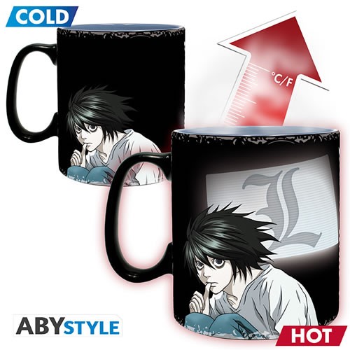Drinkware - Death Note - Kira & L Heat Change Mug