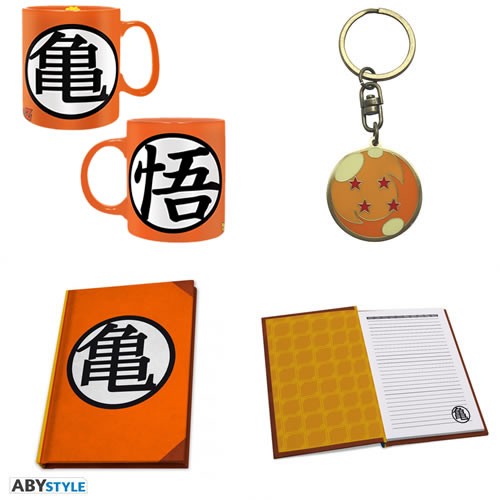 Gift Sets - Dragon Ball Z - Mug + Keyring + Kame Symbol Notebook
