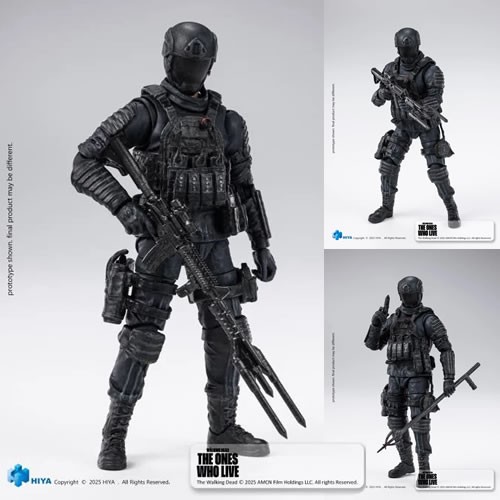 Exquisite Mini Series Figures - The Walking Dead: The Ones Who Live - 1/18 Scale CRM Soldier
