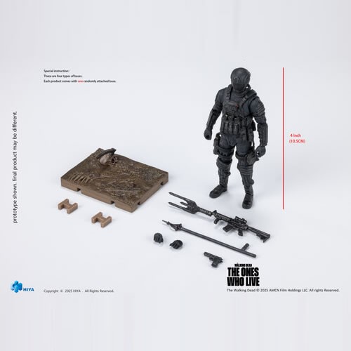 Exquisite Mini Series Figures - The Walking Dead: The Ones Who Live - 1/18 Scale CRM Soldier