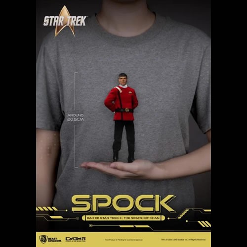 Dynamic 8-ction Heroes Figures - Star Trek II: The Wrath Of Khan (1982 Movie) - DAH-131P Spock