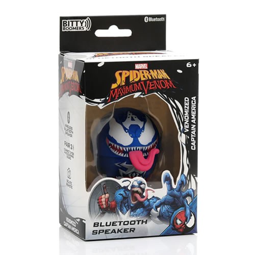 Bitty Boomers Bluetooth Speakers - Marvel - Venomized Captain America