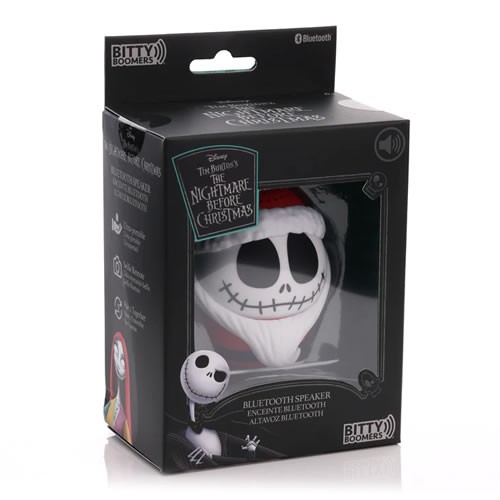 Bitty Boomers Bluetooth Speakers - Disney - NBX - Jack Skellington (Holiday)