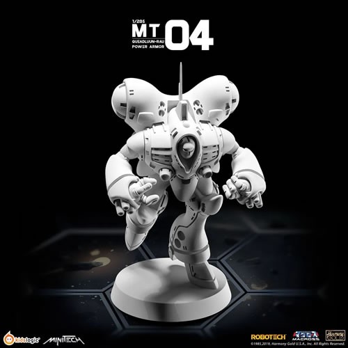 Macross Robotech 1/144 Macross Zentradi Queadluun Rau Powered Armor Model kit 