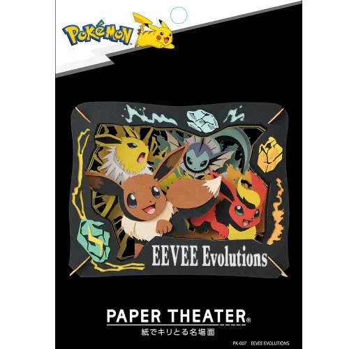 Paper Theater Kits - Pokemon - (PK-007) Eevee Evolutions