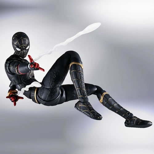 S.H.Figuarts Figures - Marvel - Spider-Man: No Way Home - Spider-Man Black & Gold Suit Special Set