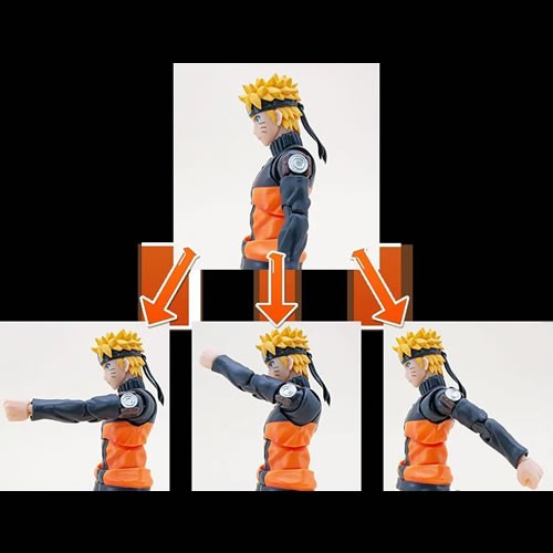S.H.Figuarts Figures - Naruto - Naruto Uzumaki (The Jinchuriki Entrusted With Hope)