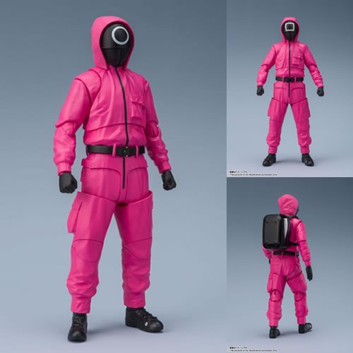 S.H.Figuarts Figures - Squid Game - Masked Worker / Masked Manager