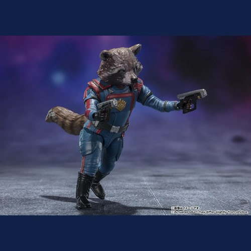 S.H.Figuarts Figures - Marvel - Guardians Of The Galaxy: Volume 3 - Star Lord & Rocket Raccoon