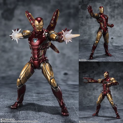 S.H.Figuarts Figures - Marvel - AVN 4 Endgame Movie - Iron-Man (Five Years Later 2023 Edition)