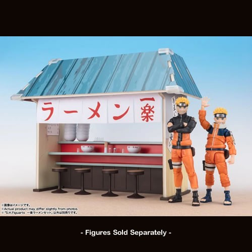 S.H.Figuarts Figures - Naruto - Ichiraku Ramen Set