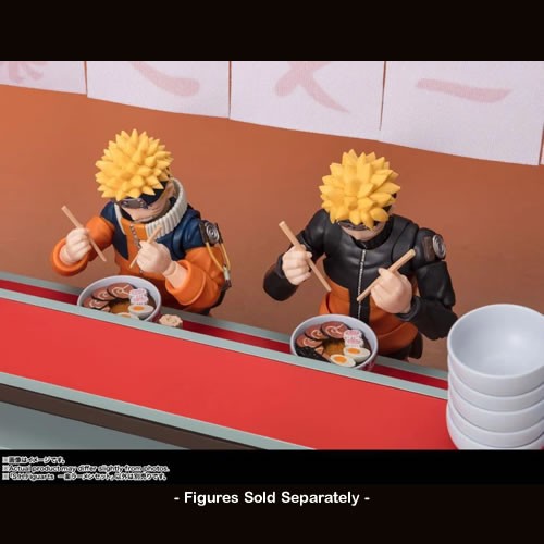 S.H.Figuarts Figures - Naruto - Ichiraku Ramen Set