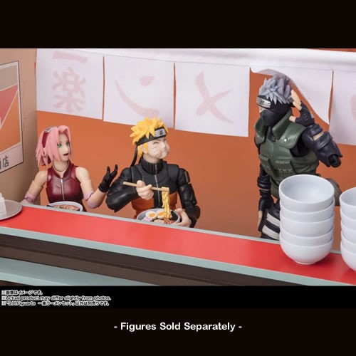 S.H.Figuarts Figures - Naruto - Ichiraku Ramen Set