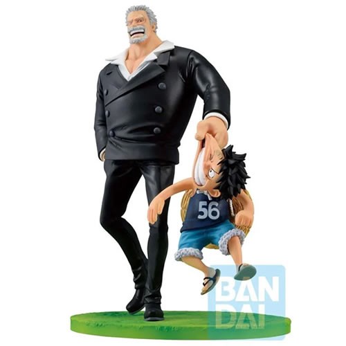 Ichibansho Revible Moment Figures - One Piece - Monkey D. Luffy & Monkey D. Garp (Road To Down)