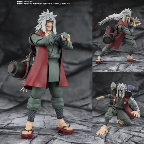 S.H.Figuarts Figures - Naruto: Shippuden - Jiraiya (Hidden Leaf Heroic Master Sage) (Sage Mode Set)