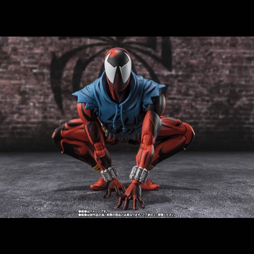 S.H.Figuarts Figures - Marvel - Spider-Man: Across The Spider-Verse - Scarlet Spider
