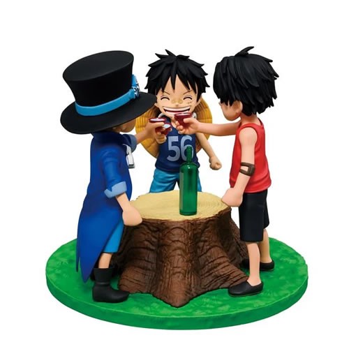 Ichibansho Revible Moment Figures - One Piece - Ace & Sabo & Luffy (Dramatic Memories)