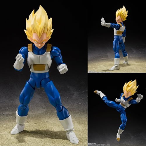 S.H.Figuarts Figures - Dragon Ball Z - Super Saiyan Vegeta (Dangerous Pride)