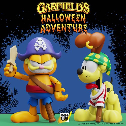 Garfield Figures - Garfield’s Halloween Adventure - Pirate Garfield And Pirate Odie 2-Pack