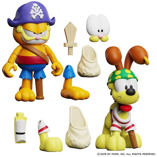 Garfield Figures - Garfield’s Halloween Adventure - Pirate Garfield And Pirate Odie 2-Pack